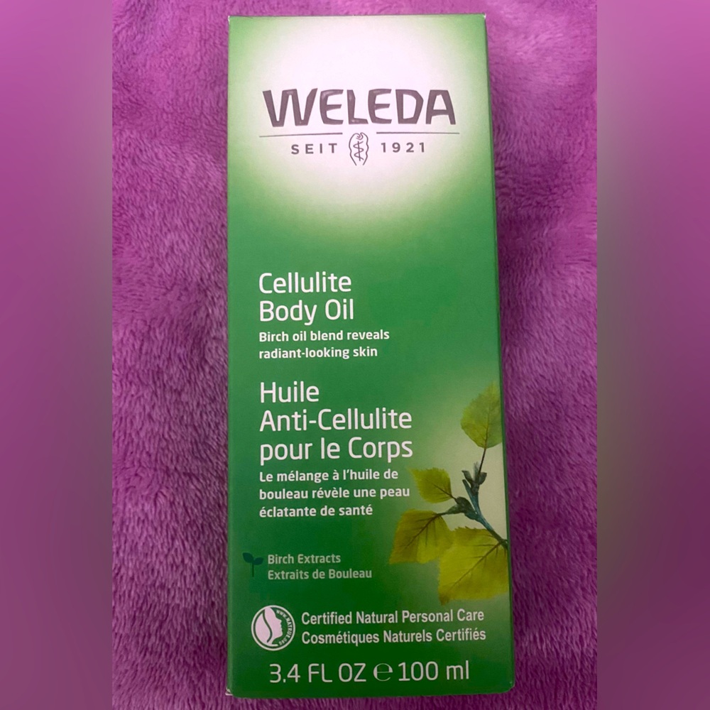 Weleda natural brand cellulite body oil